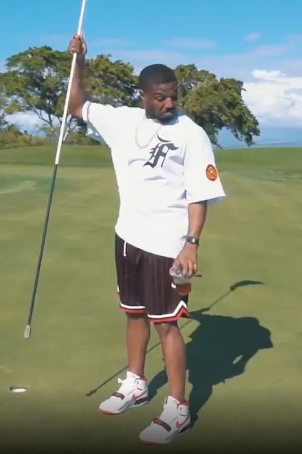 Michael jordan hot sale playing golf